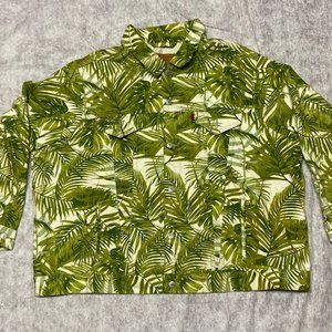 Levi's Denim Leaf Print Jacket 3XL